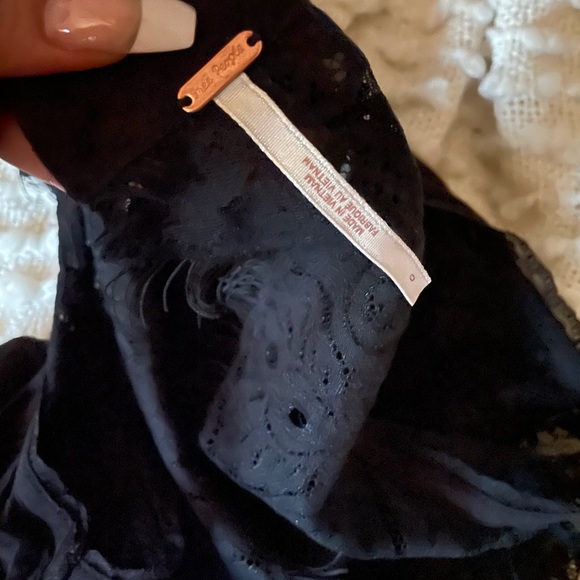 Free People Verushka Lace High Neck Mini Dress - Picture 12 of 13